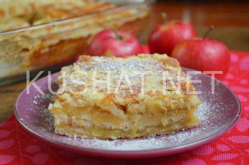 17_насыпной пирог с яблоками