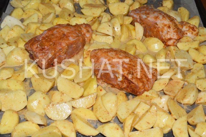 9_куриные спинки с картошкой в духовке