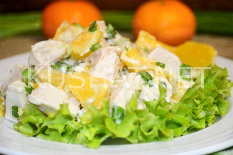 10_салат с курицей, апельсинами и сыром