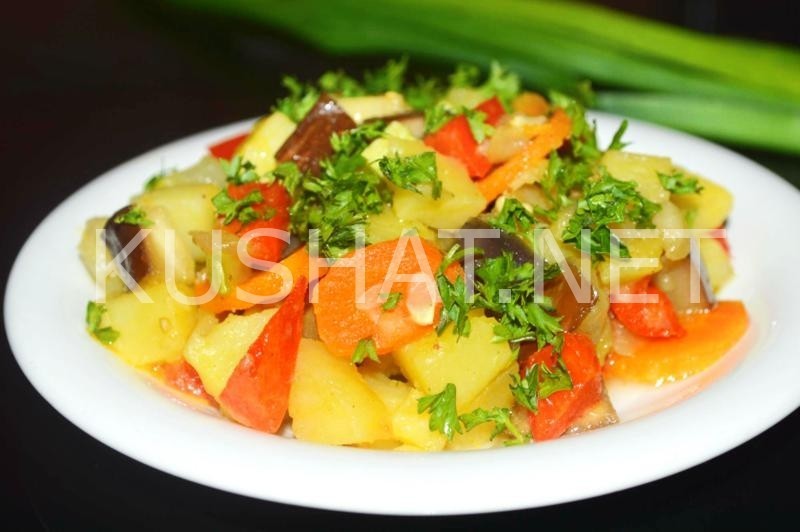 11_овощное рагу с картошкой, баклажанами и кабачками