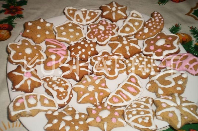 1_рождественское печенье с корицей, имбирем и орехами