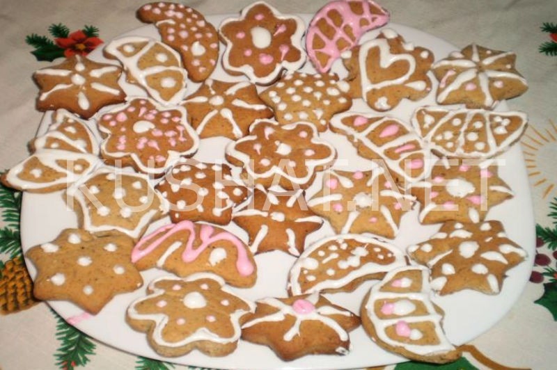 3_рождественское печенье с корицей, имбирем и орехами