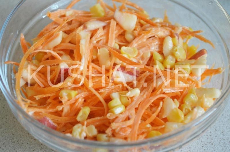 8_салат из моркови с яблоком и кукурузой