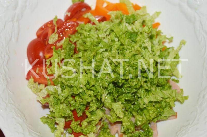 7_салат из пекинской капусты с ветчиной