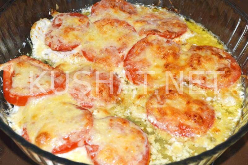 8_куриная грудка с помидорами и сыром в духовке