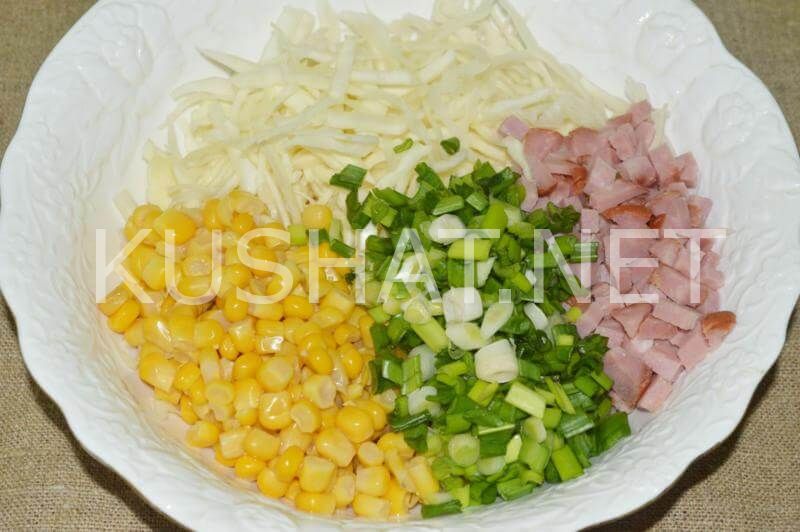 5_салат из капусты с ветчиной и кукурузой