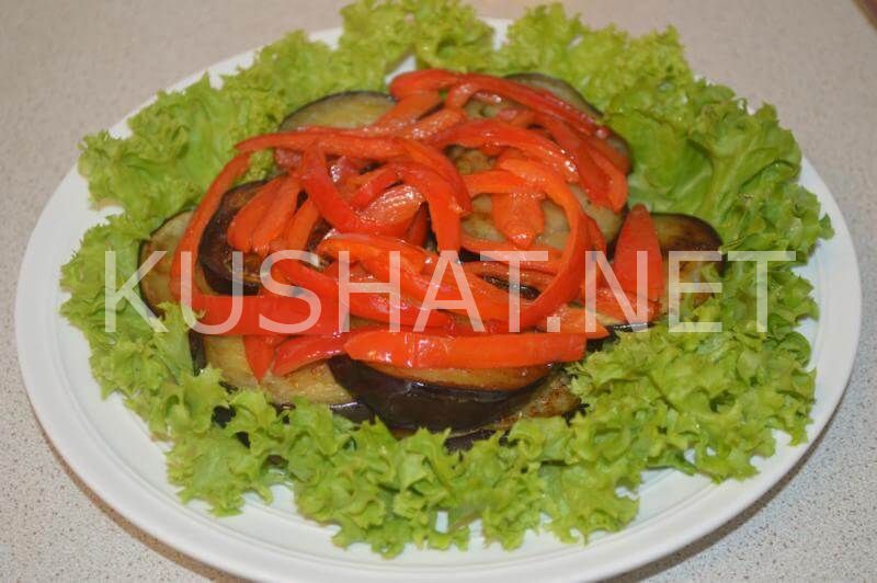 8_теплый салат с баклажанами и перцем