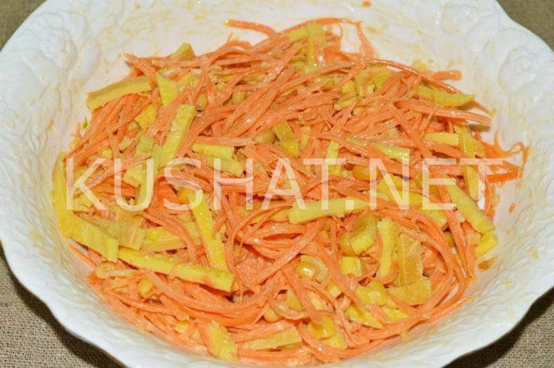 13_салат с яичными блинчиками и морковью