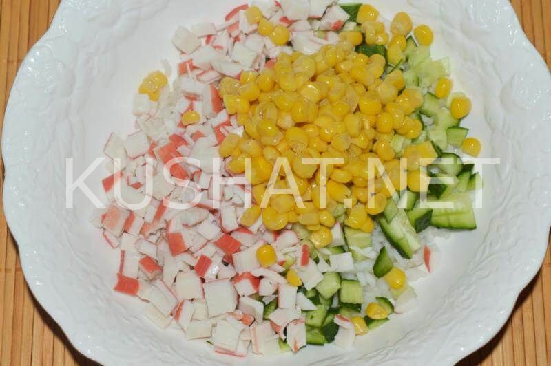 6_салат с крабовыми палочками и рисом