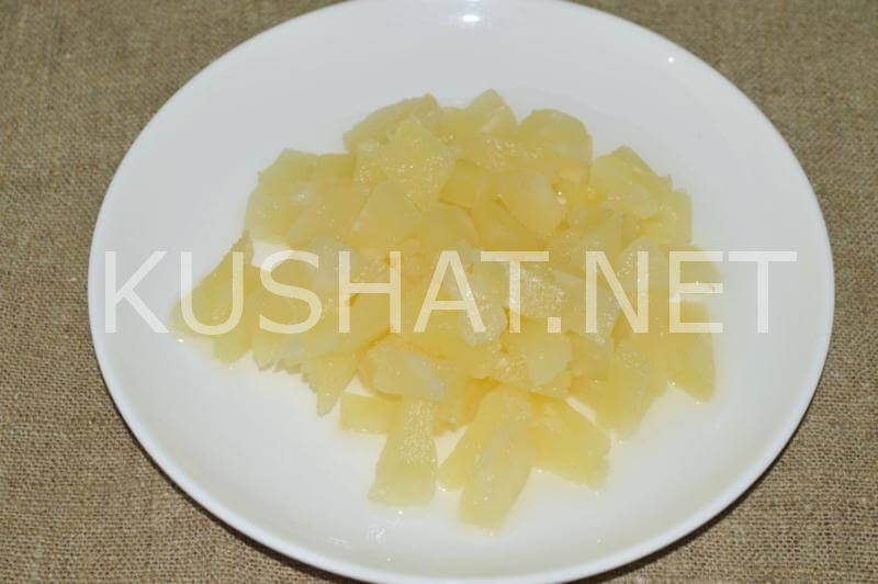 2_крабовый салат с ананасами и сыром