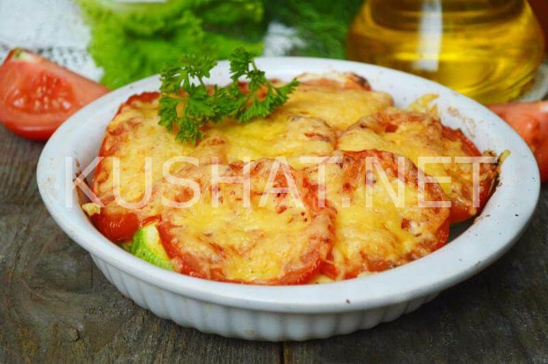9_кабачки, запеченные в духовке с помидорами и сыром