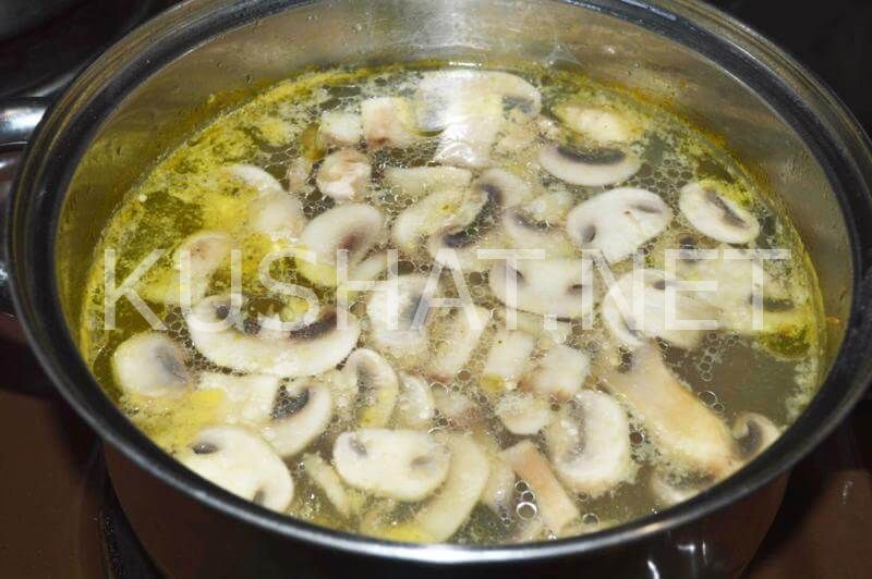 8_грибной суп с плавленым сыром