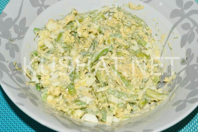 12_салат из стручковой фасоли с яйцом и сыром