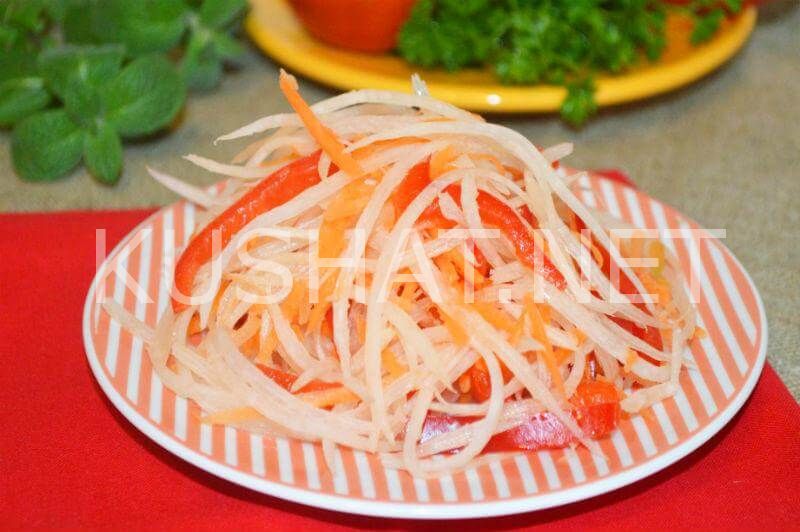 8_салат из редьки с морковью и перцем