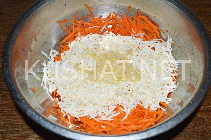 4_салат из моркови с сыром и чесноком