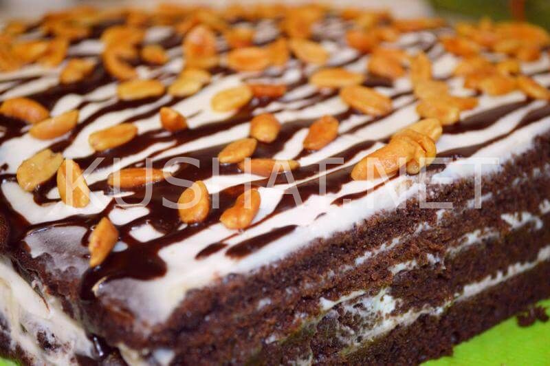 22_шоколадный торт на кефире фантастика