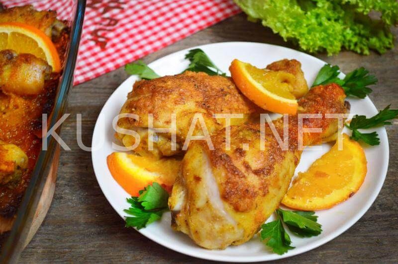 15_курица с апельсинами в духовке