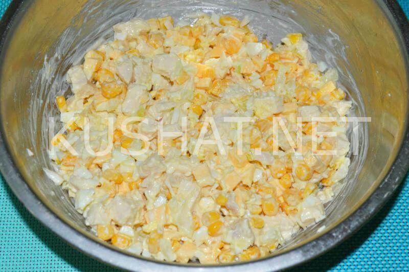 8_салат из курицы с кукурузой и сыром