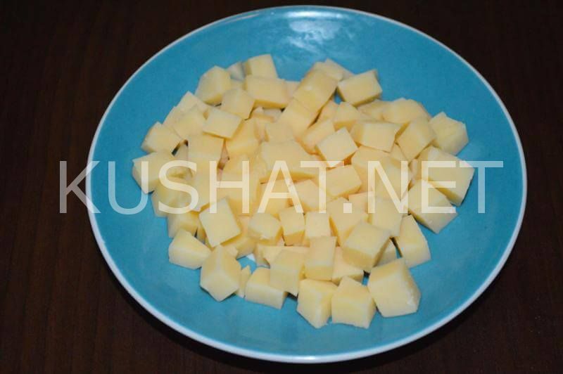 5_салат с ананасами, ветчиной и кукурузой