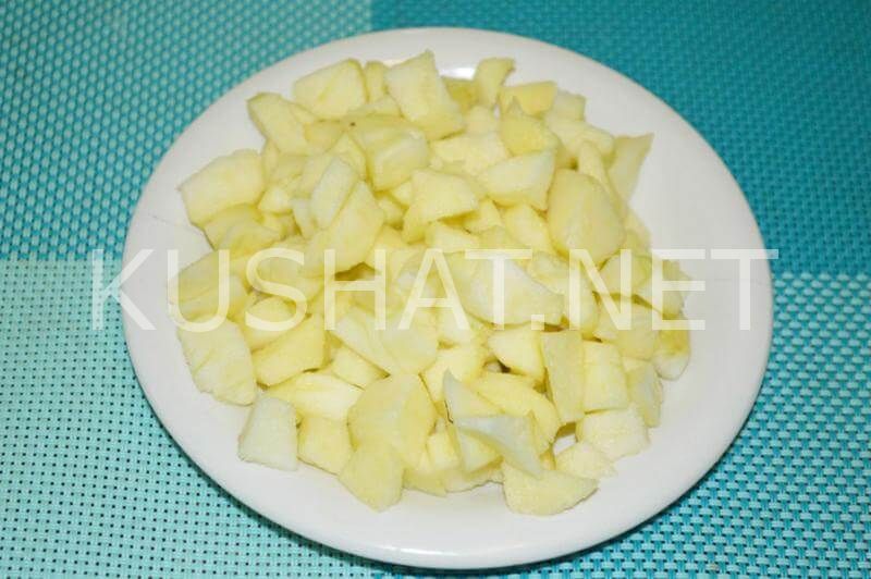 1_салат с крабовыми палочками, яблоком и сыром