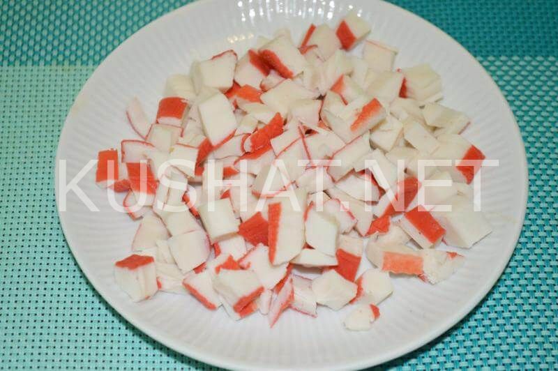 2_салат с крабовыми палочками, яблоком и сыром