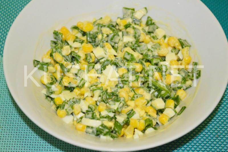6_салат из зеленого лука с кукурузой