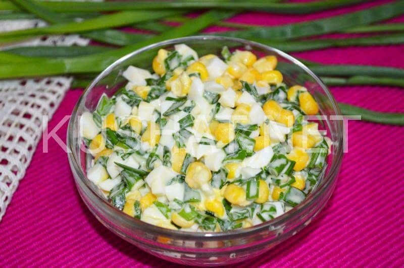 8_салат из зеленого лука с кукурузой
