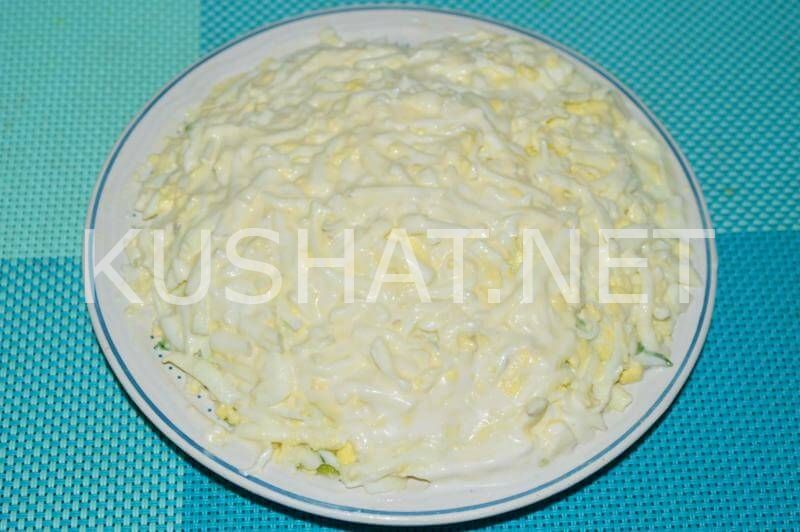 16_слоеный салат со шпротами и сыром