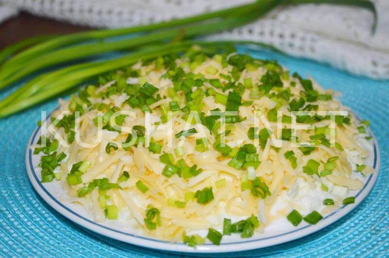 20_слоеный салат со шпротами и сыром