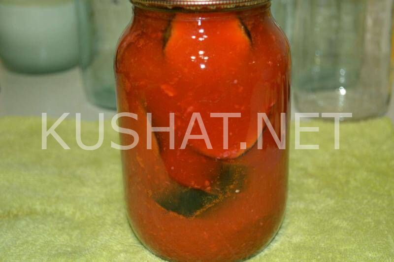 12_баклажаны в томатном соусе на зиму