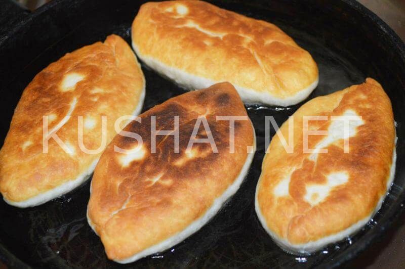 15_жареные пирожки на кефире с колбасой и сыром