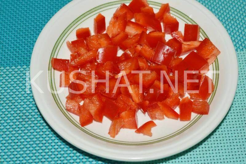 4_салат со стручковой фасолью, помидорами и перцем