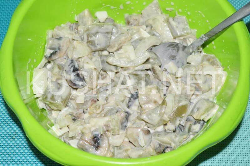 9_салат из баклажанов с грибами