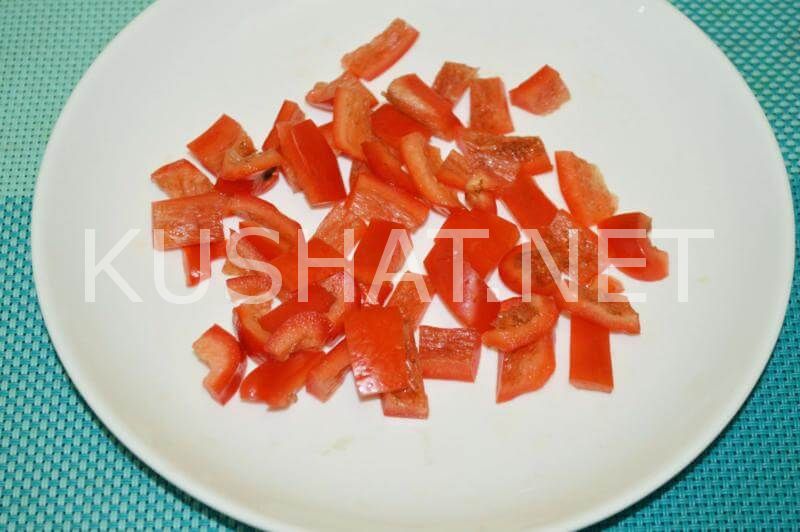 3_салат из стручковой фасоли с перцем и помидорами