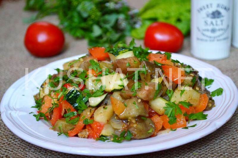 12_тушеные овощи с баклажанами и кабачками