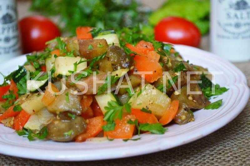 13_тушеные овощи с баклажанами и кабачками