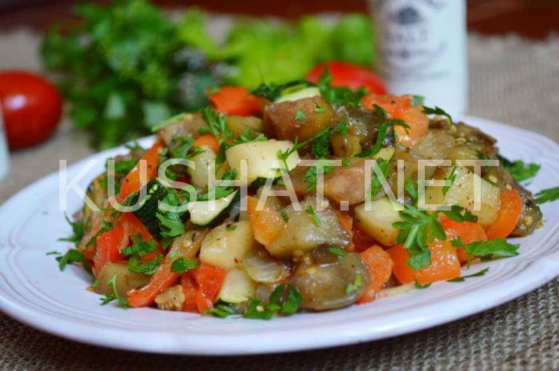 14_тушеные овощи с баклажанами и кабачками