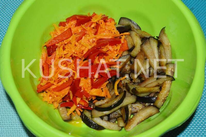 8_салат из баклажанов с морковью и перцем