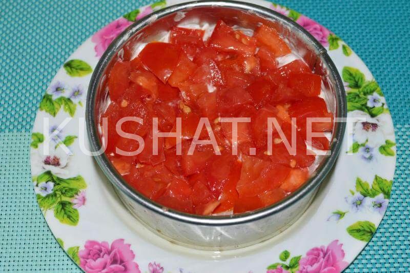 10_слоеный салат с баклажанами и помидорами