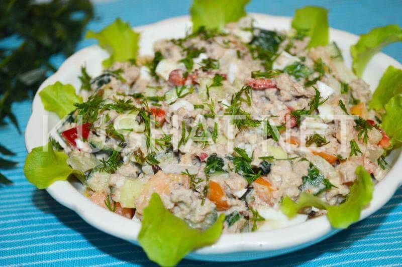 1_овощной салат с тунцом