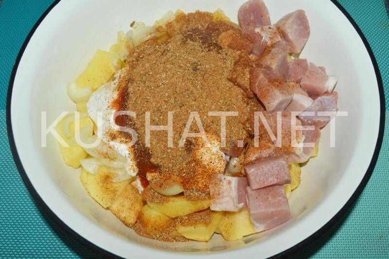 8_картошка с мясом в сметане в духовке