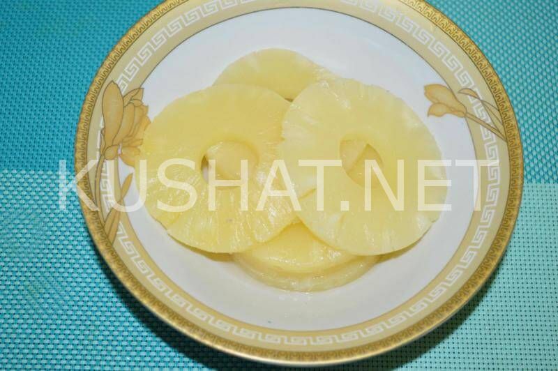 11_бисквитный торт с желе и ананасами
