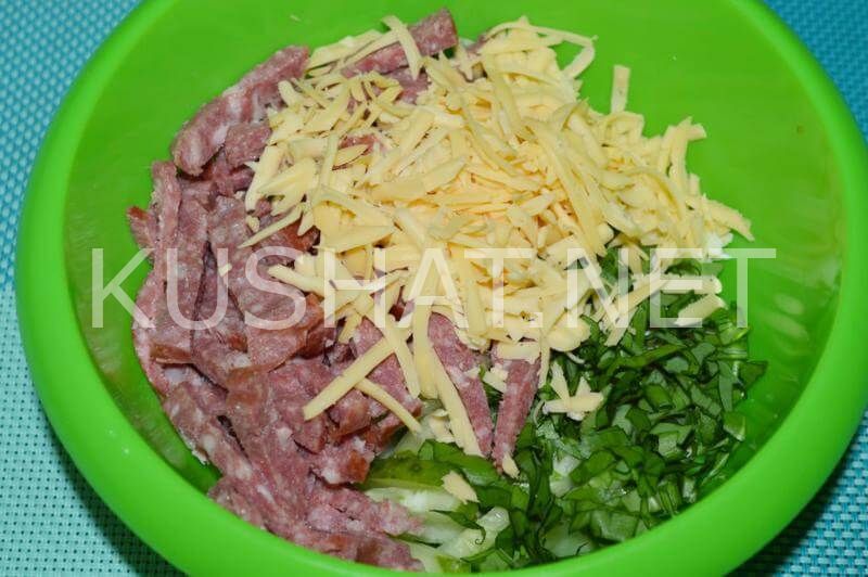 5_салат с копченой колбасой и свежим огурцом