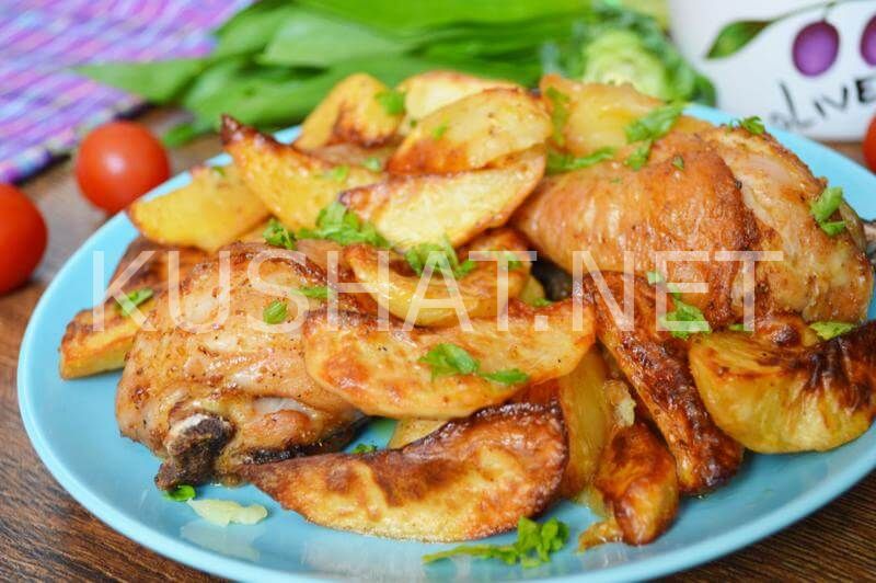 13_курица с картошкой в духовке в фольге