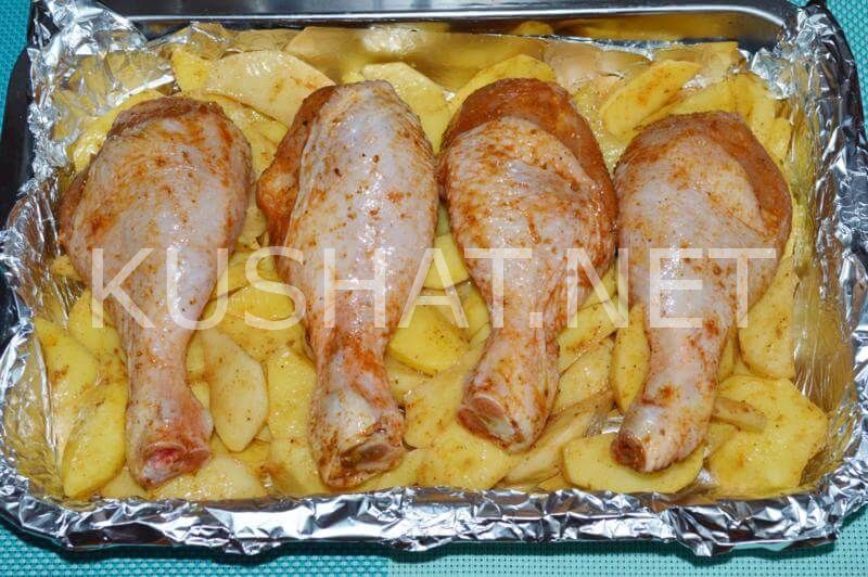 8_курица с картошкой в духовке в фольге