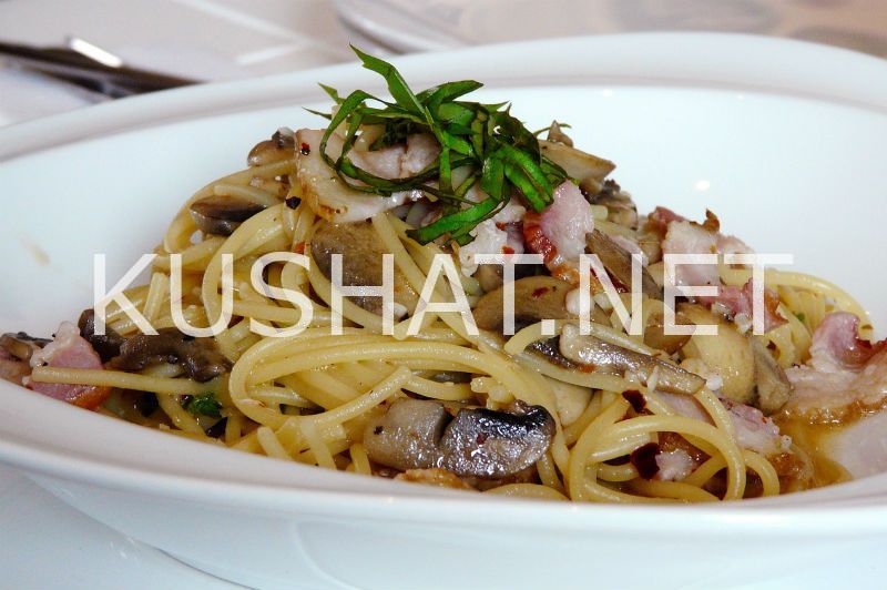 1_спагетти с беконом и грибами