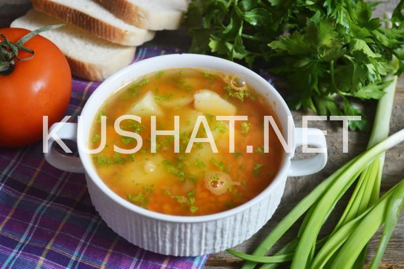 17_простой суп из красной чечевицы