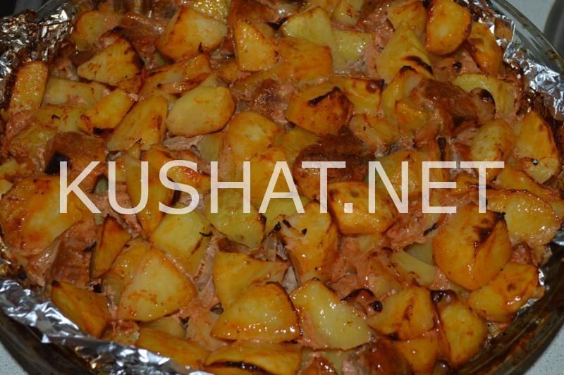 15_мясо с картошкой в фольге в духовке