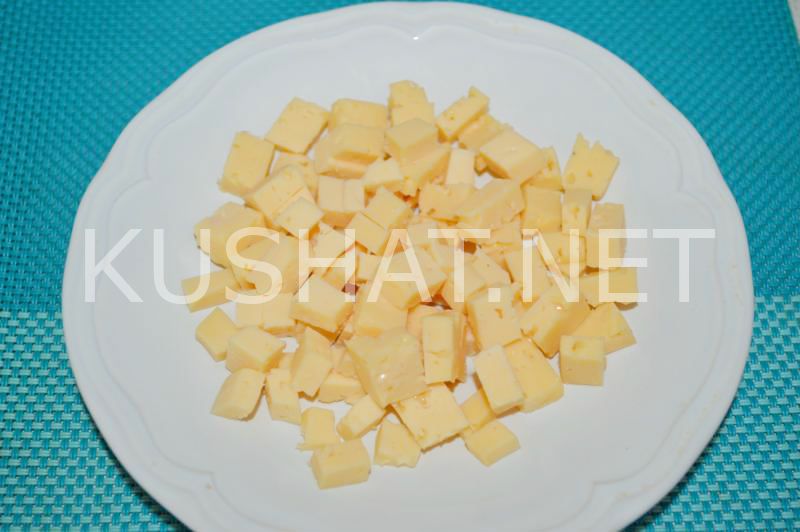 1_салат Маргарита с ананасами и ветчиной