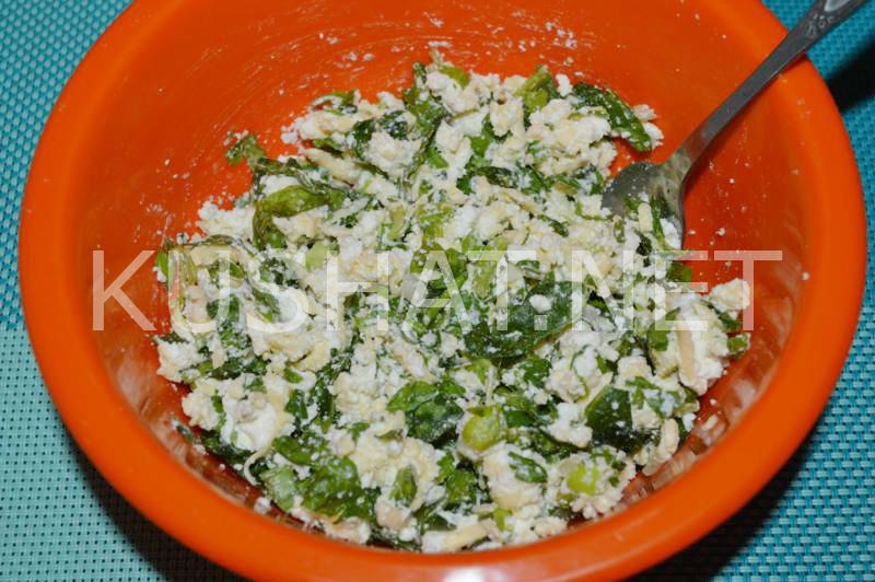 15_лепешки с зеленью и сыром на сковороде